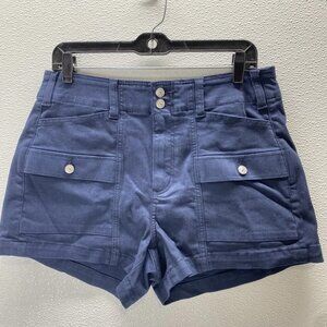 Paige Olivia Cargo Cutoff Shorts • Size 29 x 3.25 • Vintage Blue